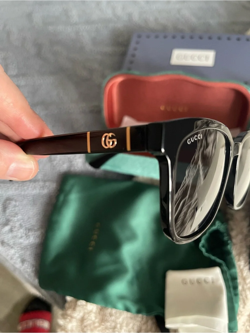 Black Men's GUCCI Sunglasses - Classic Polarized Shades